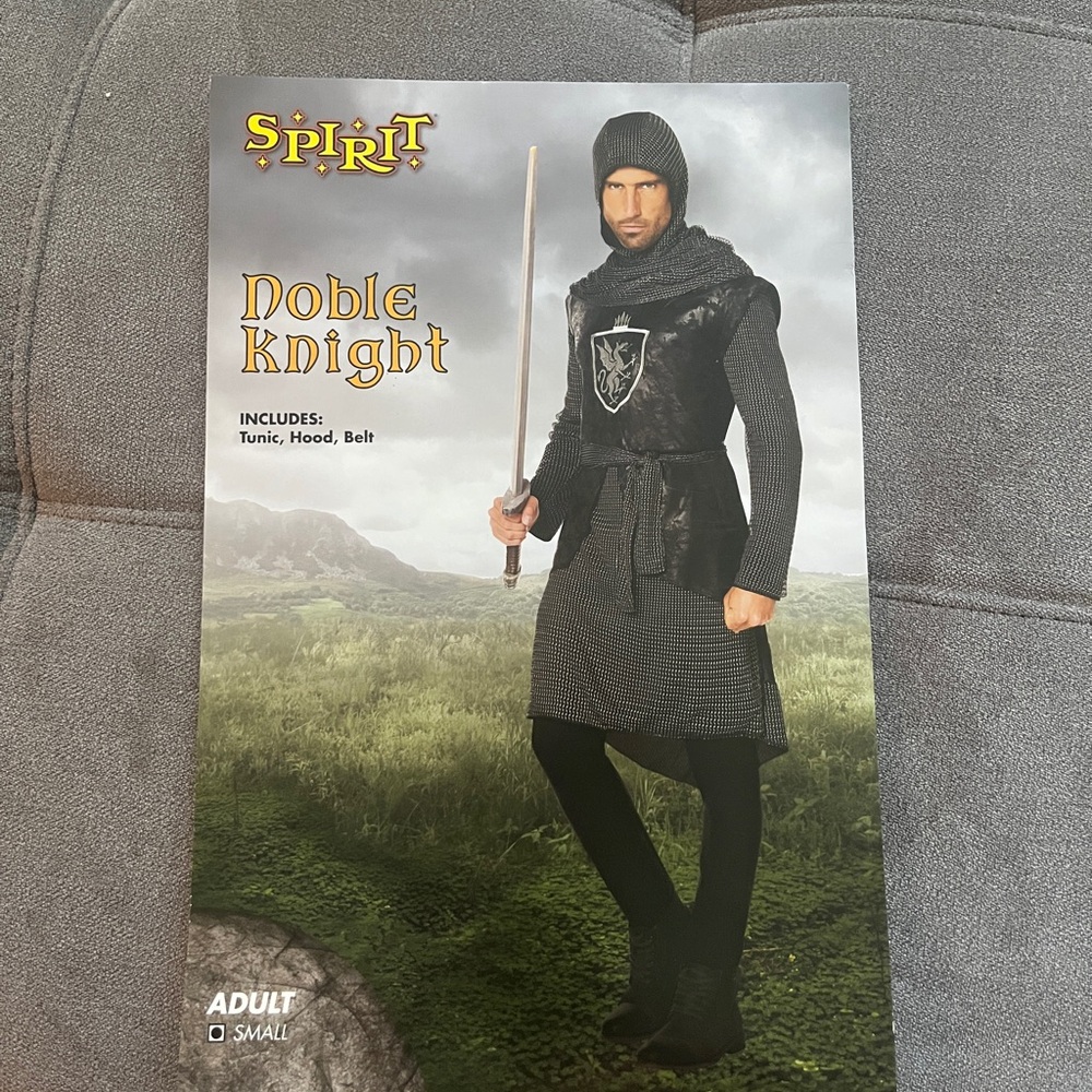 His and her knight costume with added shield accessorie